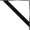 Ekena Millwork Traditional Steel Bracket, Powder Coated Black 2"W x 24"D x 24"H BKTM02X24X24TRPBL - alternate 8